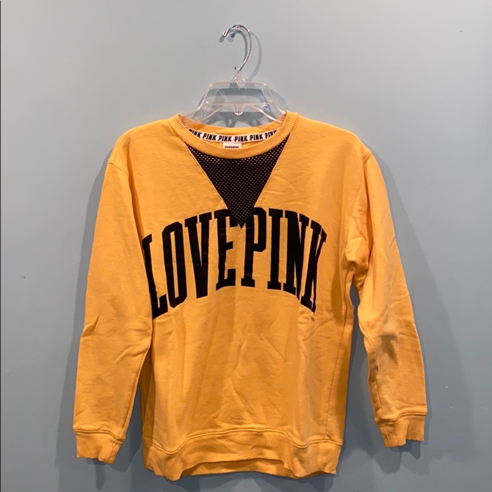 PINK VS Mesh Crewneck